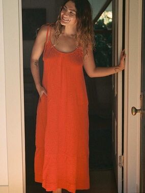 NWT! LA RELAXED Organic Cotton Gauze Dress